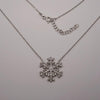 Icy Snowflake Layering Necklace