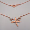 Dragonfly Glitter Layer Necklace