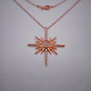 North Star Mandala Sun Necklace